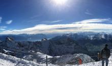 Herrliches Panorama vom Säntis mit den Churfirsten von der «richtigen» Seite