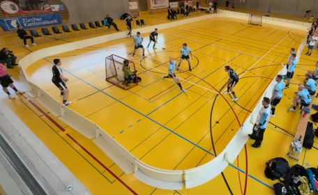 Nicolas Walther trifft zum 3:1 für seine Farben.